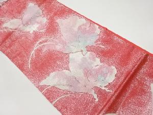 蝶模様織出し暈し袋帯